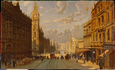 Bourke Street East by George Hyde Pownall